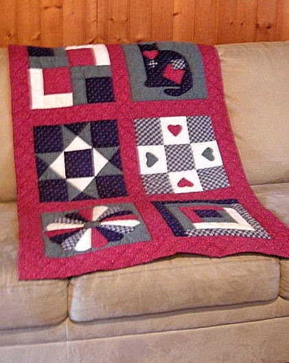 Designing Home: A contemporary quilter traditional quilt decorating with quilts