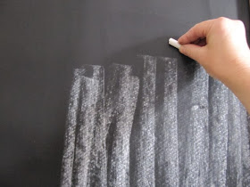 framed chalkboard fabric