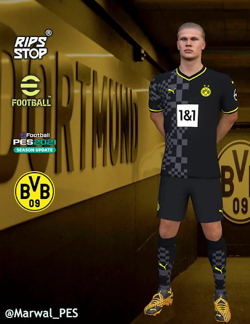 Borussia Dortmund 22-23 Away Kit Leaked For eFootball PES 2021