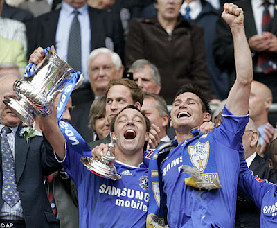 Chelsea Football Team Celebration