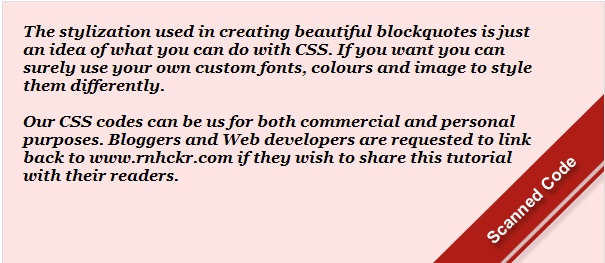 15 Amazing Examples To Customize Blockquote Style In Blogger!