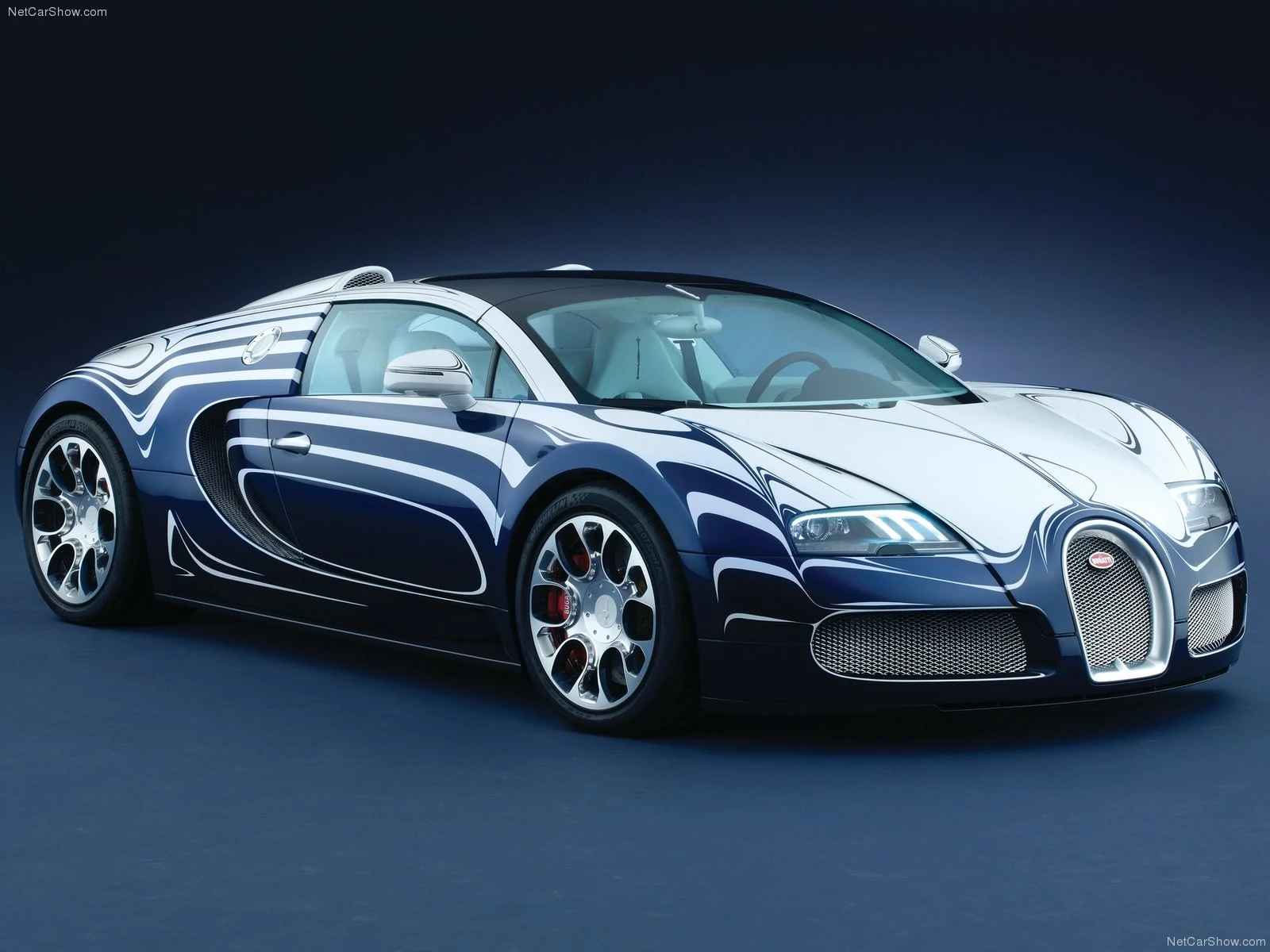 Hình ảnh siêu xe Bugatti Veyron Grand Sport LOr Blanc 2011 & nội ngoại thất