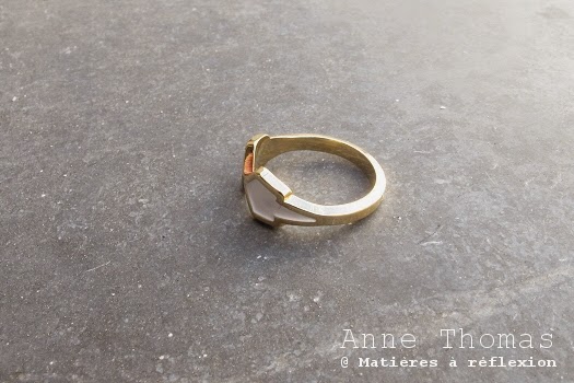 Bague Anne Thomas laqué lanc : la bague Ausgang