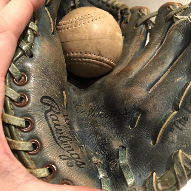 Vintage Rawlings Blue Dr. Pepper Billy Williams 11”Baseball Glove RHT Japan 60's