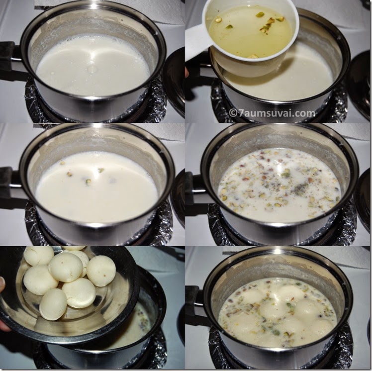 Rasmalai process