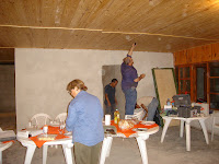 Preparativos para la cena de fin de curso.-