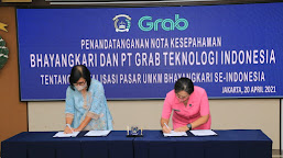 Peringati Hari Kartini, Bhayangkari dan PT Grab Menandatangani MoU Digitalisasi UMKM se-Indonesia