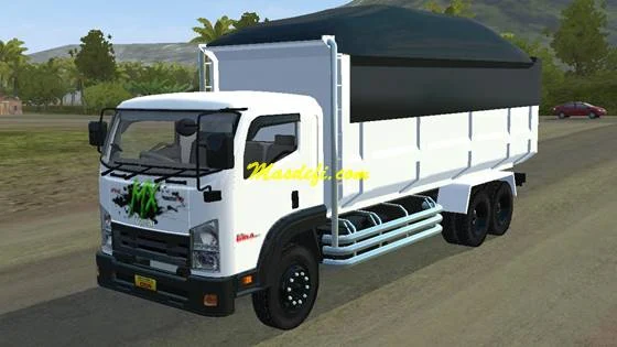 mod bussid isuzu giga dump tronton