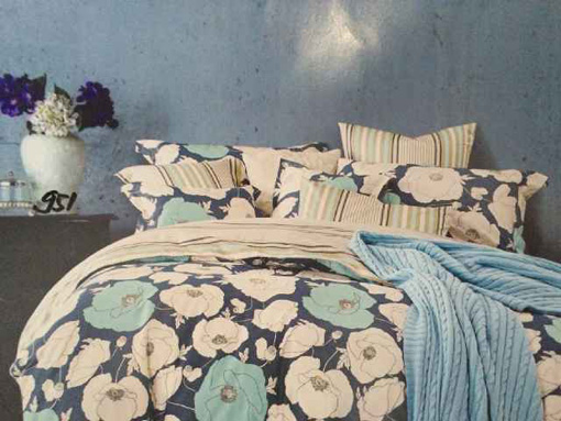 Sprei Satin Jepang Motif Bunga