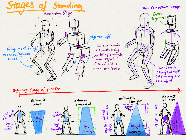 Stages and Progression in Zhan Zhuang, Yiquan