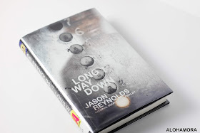 Long Way Down by Jason Reynolds gets 5 stars in this book review.  Newbery Medal Winner, Printz Honor book, this Free Verse Contemporary Lit is a fast read, perfect for the reluctant reader, and a book with depth and meaning.  A great read aloud for the classroom. Young Adult, high school, teachers, librarians, great book, Alohamoraopenabook, Alohamora Open a Book, Alohamoraopenabook http://alohamoraopenabook.blogspot.com/ books for boys