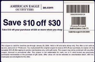 american eagle coupons