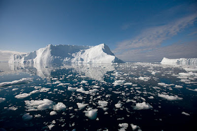 Melting iceberg