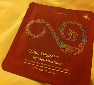 Review for Nature Republic Snail Therapy 1000 Hydrogel Mask Sheet