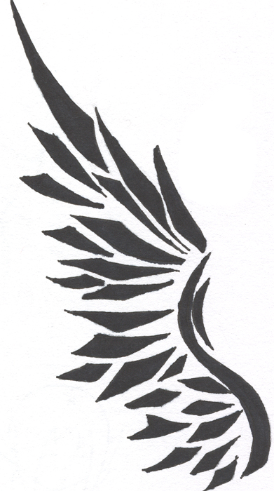 Free Tattoo Design Angel Wings