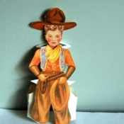 cowboy paper doll