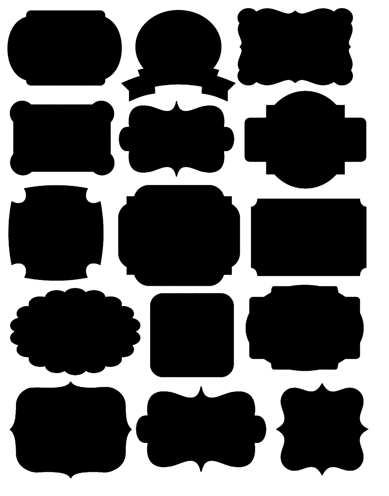 set+of+lovely+labels+silhouette+images+for+cutting+chalkboards+tags+clips+organization