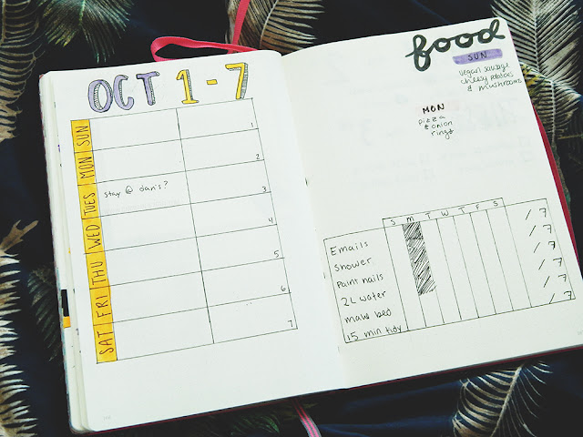 Bullet Journal Set-Up || October 2017