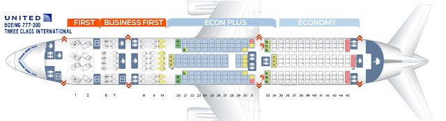 Seat map Boeing 777 200 United Airlines business class, boeing 777-200 seat map, boeing 777-200 seating plan, boeing 777-200 seat plan