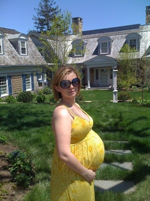 Robin during her pregnancy