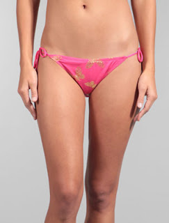 Juicy Couture Butterfly String Tie Bottom bikini in Martinique Color