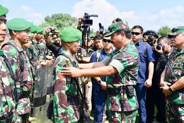 PANGLIMA CEK KESIAPAN & NETRALITAS PRAJURIT TNI DI JAWA TENGAH MENGHADAPI PESTA DEMOKRASI