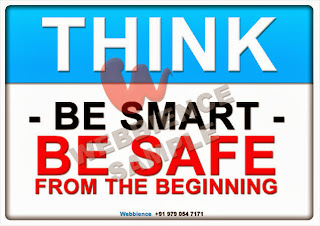 Safety Sign - Think Sign by Webbience, Coimbatore