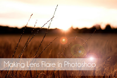 How to create lens flare effect in photoshop