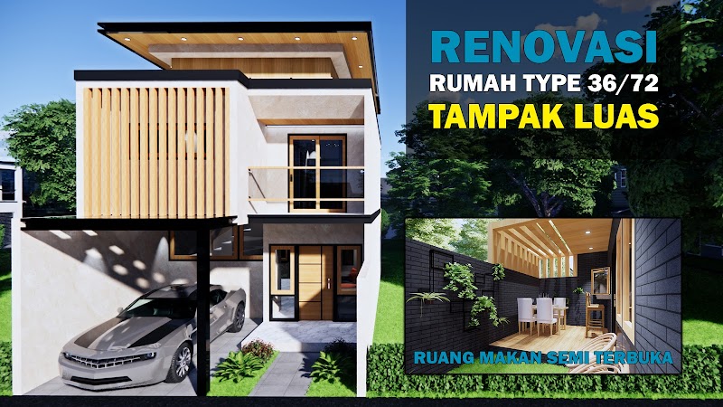 Ide Populer Desain Rumah Type 36 60 Agar Terlihat Luas , Inspirasi Top!