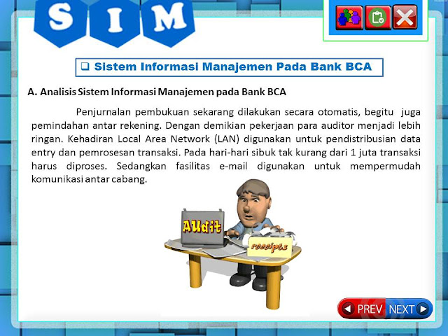 SIM pada bank BCA