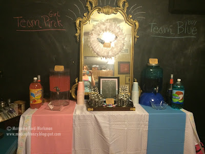 Gender Reveal Party on a Budget decor drinks