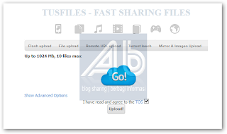 cara upload di tusfiles