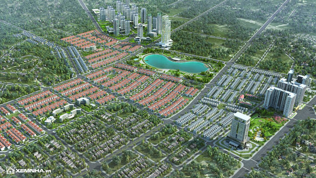 Toàn cảnh khu đô thị Dương Nội