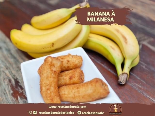 Receita de Banana à milanesa