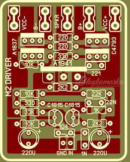 PCB Layout Driver PA M2 Amplifire