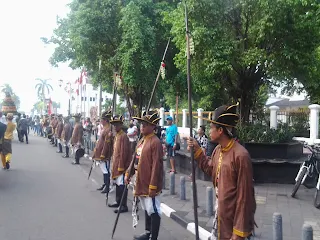 Dari Karnaval Ayo Melek Gizi 2016 di jalan Malioboro Yogyakarta