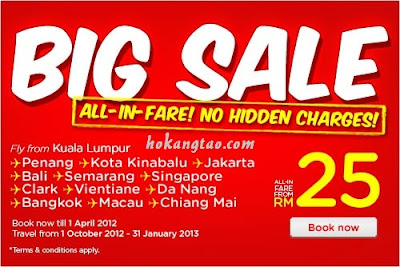 AirAsia Big Sale (28 March-1 April 2012)