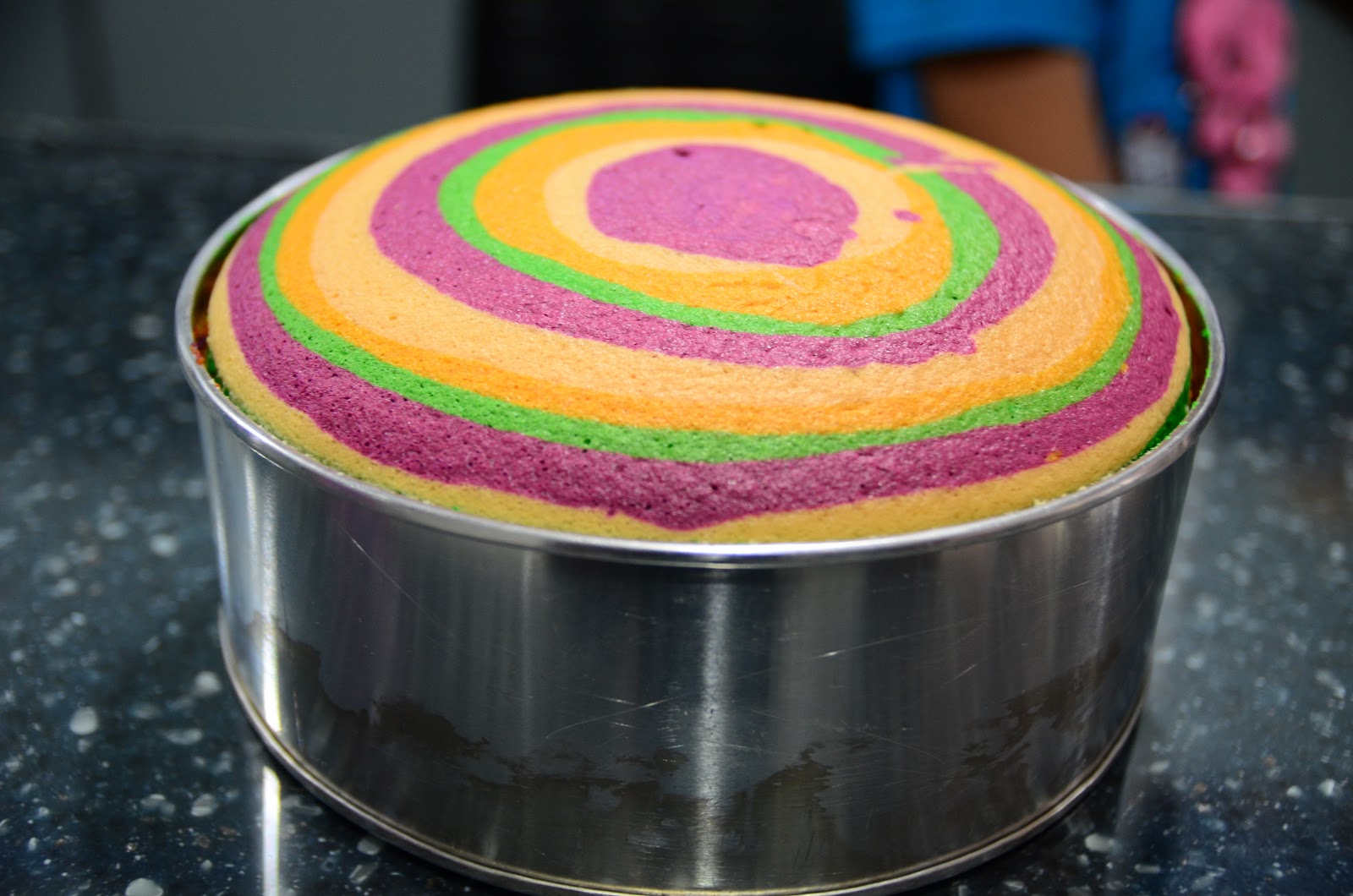 speak with heart: kek puding karamel pelangi