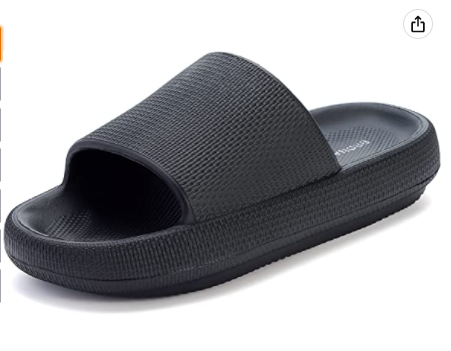 BRONAX Women's Bathroom Extremely Comfy Cushioned Thick Sole Slippers