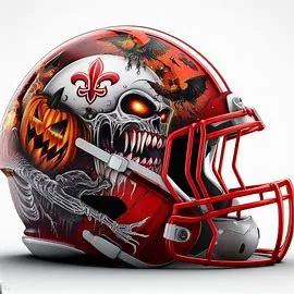 Louisiana Ragin’ Cajuns Halloween Concept Helmets