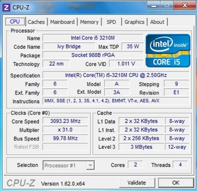SAMSUNG Series 3 NP350V4X-S03TH Core i5-3210