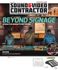 Sound & Video Contractor - July 2015 | ISSN 0741-1715 | TRUE PDF | Mensile | Professionisti | Audio | Home Entertainment | Sicurezza | Tecnologia
Sound & Video Contractor has provided solutions to real-life systems contracting and installation challenges. It is the only magazine in the sound and video contract industry that provides in-depth applications and business-related information covering the spectrum of the contracting industry: commercial sound, security, home theater, automation, control systems and video presentation.