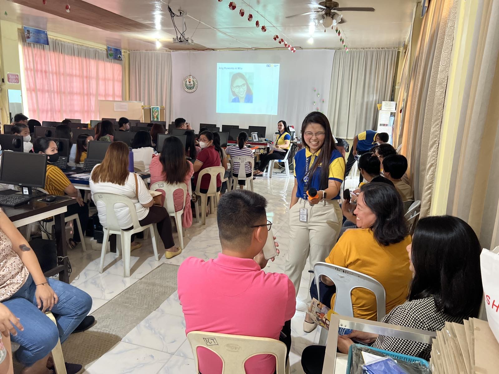 Teachers participated in the financial wellness training conducted by BDO Network Bank in Bataan, where they learned proper fund management.