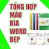 Download Mẫu bìa giáo án Word - Bộ sưu tập bìa giáo án đẹp nhất