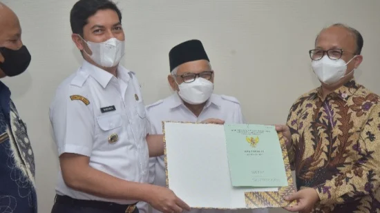 Pemko Sawahlunto Hibahkan Tanah Kepada Kemnaker Untuk Dibangun Workshop Alat Berat