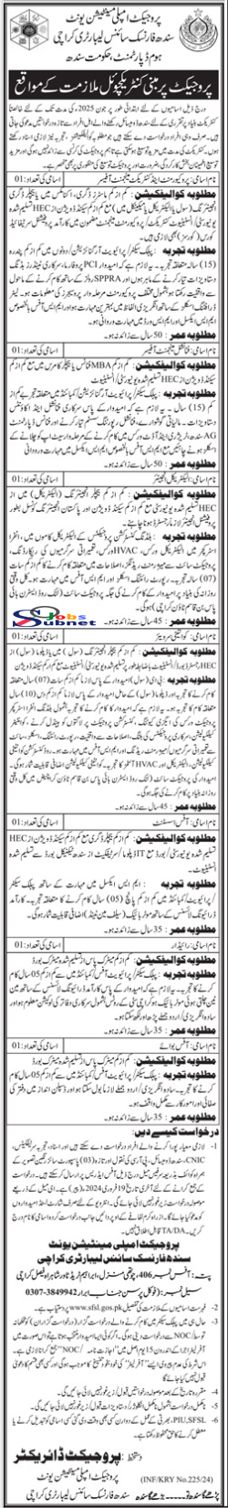 Today PIU Project Implementation Unit Karachi Jobs 2024