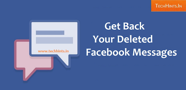 Get Back Deleted Facebook Messages 
