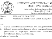 Pelaksanaan PPDB Tahun Ajaran 2023/2024