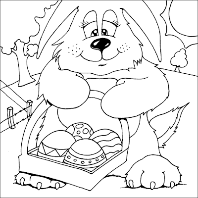 Easter Bunny Coloring Pages 