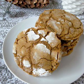CHEWY SPICED CRINKLE COOKIES FOR CHRISTMAS